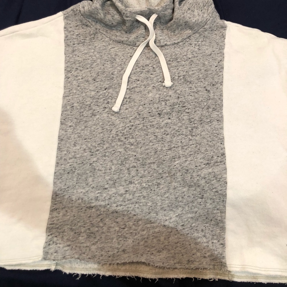 This is a long crop top sweatshirt from Pink